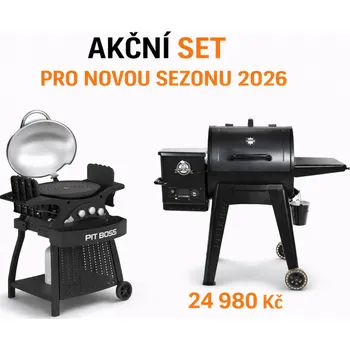 Zahradní gril Pit Boss Limitovaná akce Navigator 550 Double Pack – dva grily za cenu jednoho - TOP!