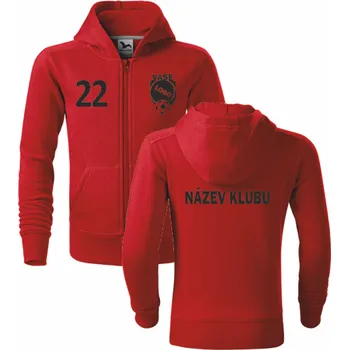 ON-DESIGN Klubová mikina dětská Velikost: 146 cm/10 let, Barva: červená