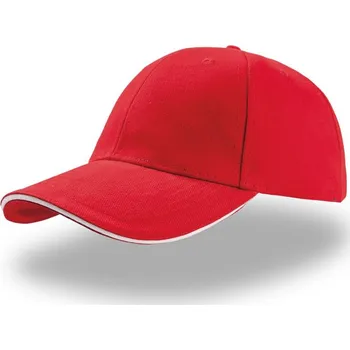 Oblečení a móda 6 panelová kšiltovka "Liberty Sandwich" red-white onesize