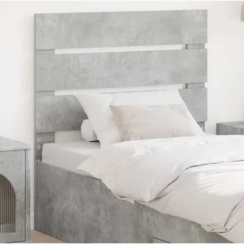 vidaXL Čelo postele s čelo Betonově šedá 90 cm kompozitní dřevo [887572]