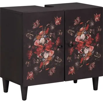 Koupelnový nábytek vidaXL Skříňka pod umyvadlo s úložištěm Vícebarevný 62 x 33 x 58 cm [4018719]