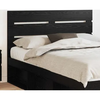 vidaXL Čelo postele s čelo Černý dub 150 cm kompozitní dřevo [887530]