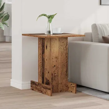 Konferenční stolek vidaXL Odkládací stolek Staré dřevo 44,5 x 45 x 55 cm kompozitní dřevo [891222]