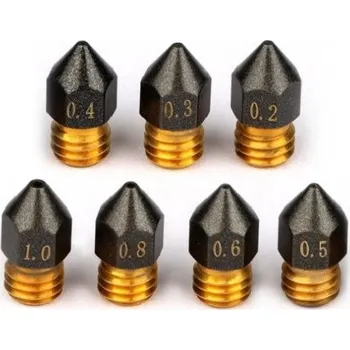 3D tisk MK8 tryska s PTFE povlakem 0.6