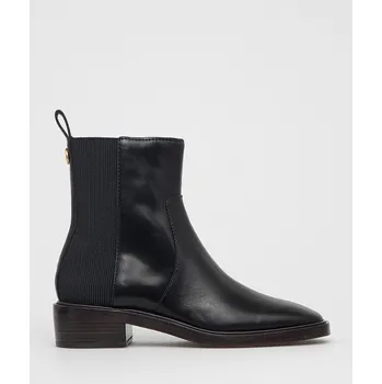 Dámská zimní obuv Kožené kotníkové boty Tory Burch 84888.004 černá 99X, EUR 41