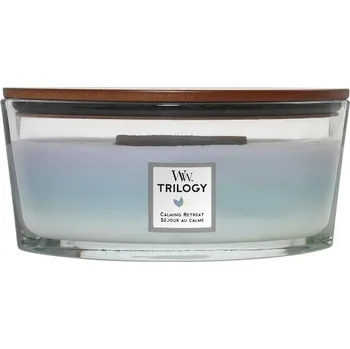 WoodWick Pokojove-vune Vonne-svickyZklidňující útočiště Elipsovitá nádoba 454 g (1 394,00 Kč / 1 kg)