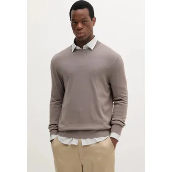 Pánský svetr Svetr z hedvábné směsi Armani Exchange XM000338.AF12291.NOS hnědá 98X, vel. M