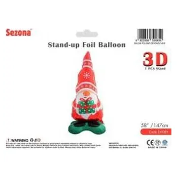 Balónek Balon Boże Narodzenie Krasnal świąteczny 147cm