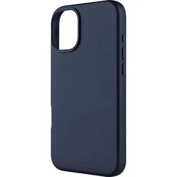 Pouzdro na mobilní telefon FIXED MagLeather kožený kryt iPhone 16+ modrý