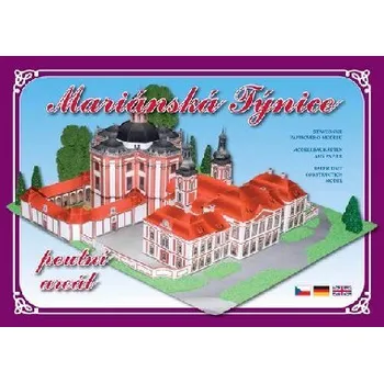 omalovánky Mariánská Týnice poutní areál - Stavebnice papírového modelu - Ivan Zadražil