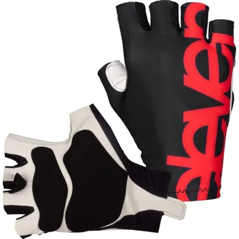 Cyklistické rukavice Cyklistické rukavice Eleven Black Red Velikost: M