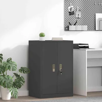 vidaXL Úložná skříňka Černá 60 x 40 x 90 cm Za studena tažená ocel [891724]