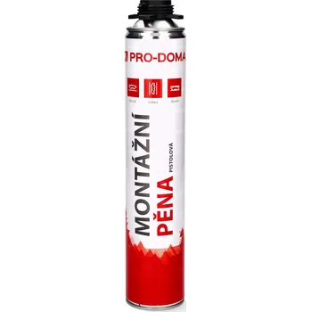 Montážní pěna Pěna montážní pistolová PRO-DOMA – 750 ml