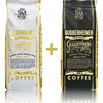 Káva Káva Guggenheimer zrnková káva Gurmet Supreme, 2 x 500 g