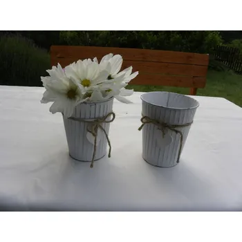 Obal na květináč plecháček vyšší