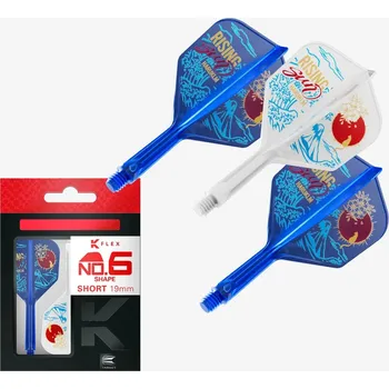 Příslušenství pro luk a kuši Letky Target Japan K-Flex Rising Sun No.6 Short
