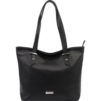 Kabelka Velká kožená kabelka na rameno/do ruky MiaMore no. 058 černá