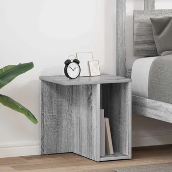 Konferenční stolek vidaXL Odkládací stolek 2 pcs Šedá Sonoma 37 x 32 x 40 cm [891091]