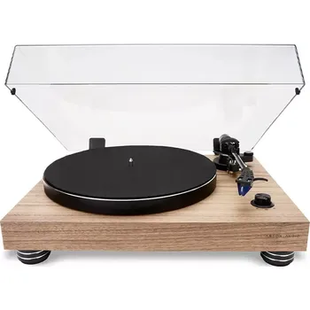 Gramofon Argon Audio TT-4 MK2 – Profesionální Gramofon Hi-Fi s Ortofon 2M Blue, ARGON AUDIO Walnut