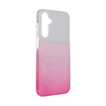 Pouzdro na mobilní telefon Kryt SHINING pro SAMSUNG A25 5G průhledný růžový - OEM + zdarma možnost vyzkoušet a vrátit zboží do 30 dní