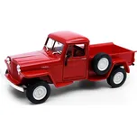 Welly Jeep Willys Pickup model 1:24 oranžový