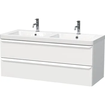 Nábytek Naturel Koupelnová skříňka s umyvadlem Pavia 120x53x49 cm bílá mat bílá úchytka PAVIA3120ZBI