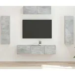 vidaXL Televizní skříň 5 pcs Betonově šedá [3409171]