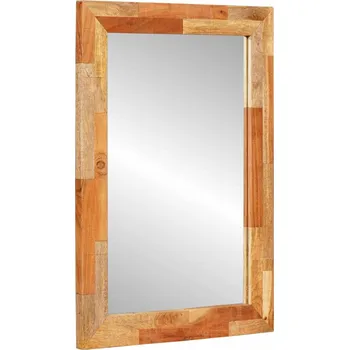 vidaXL Koupelnové zrcadlo s úložištěm Artisanový dub 50 x 70 x 2,5 cm [4018327]