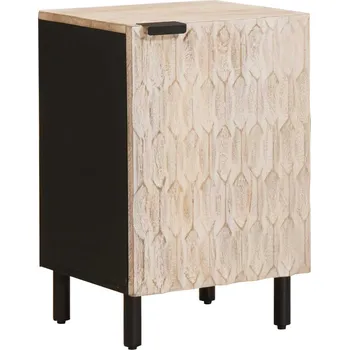 Koupelnový nábytek vidaXL Koupelnová skříň Bílá 38 x 33 x 58 cm Masivní mangové dřevo [4017885]