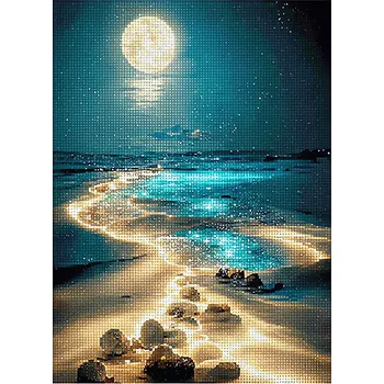 Diamantové malování Maaleo 26769 Diamantové malování 40 × 30 cm, Pláž