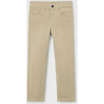 Kalhoty Mayoral slim fit basic 517.5A.Mini.9BYA béžová 08X, vel. 116
