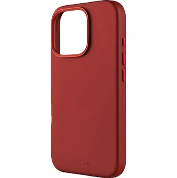 Pouzdro na mobilní telefon FIXED MagLeather kožený kryt iPhone 16 Pro červený