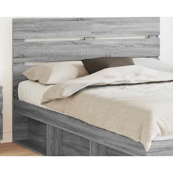 vidaXL Čelo postele s čelo Šedá Sonoma 140 cm kompozitní dřevo [887542]