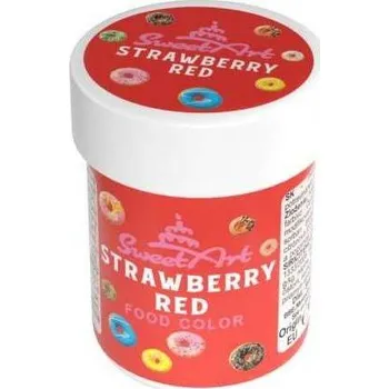 Potravinářské barvivo SweetArt gelová barva Strawberry Red (30 g)