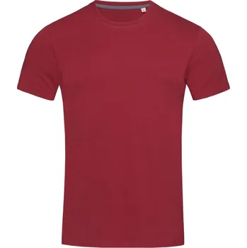 Pánská móda Pánské tričko Crew Neck T "Clive" bordeaux L