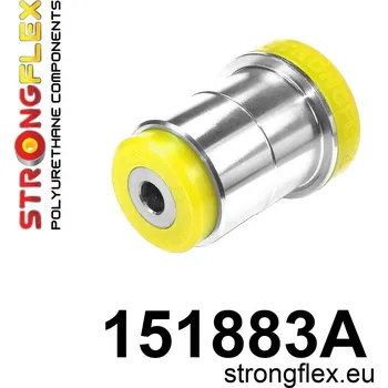 Silentblok nápravy 151883A: Strongflex Silentblok zadního nosníku varianta SPORT Yellow