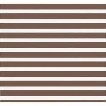 vidaXL Zebra roleta hnědá 165x150 cm šířka látky 160,9 cm polyester