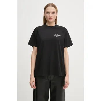 Pánské tričko Bavlněné tričko Carhartt WIP S/S Signature, XS, černá, 99X