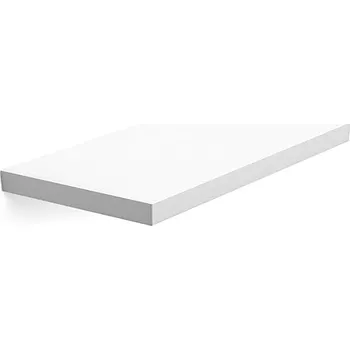 Vasagle Nástěnná police bílá 40 × 20 × 3,8 cm