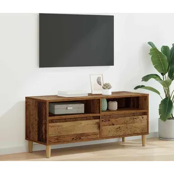 Televizní stolek vidaXL Televizní skříň se zásuvkou Staré dřevo 100 x 34,5 x 44,5 cm [881459]
