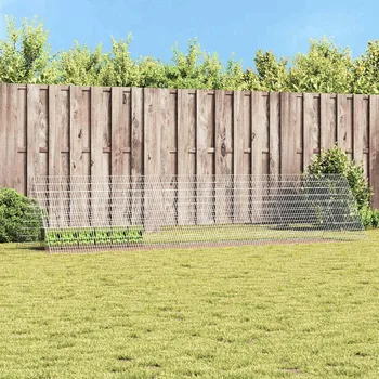 vidaXL Klec pro králíky Stříbrná 215 x 100 x 85 cm Pozinkovaná ocel [42019230]