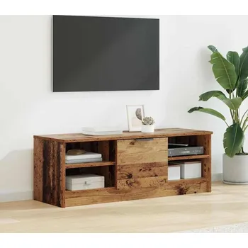 Obývací pokoj vidaXL Televizní skříň Staré dřevo 102 x 35 x 36,5 cm kompozitní dřevo [880764]