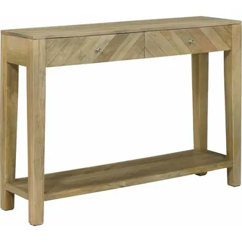 Konzolový stolek vidaXL Konzolový stolek se zásuvkou Přirozená šedá 110 x 30 x 80 cm [42003316]