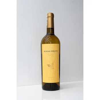 Víno Sheki Wines Alazan Serveti Semi-Sweet White Wine 11,5% Alk, 0,75l