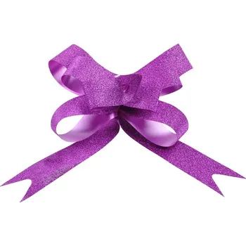 Stuha MFP Paper s.r.o. Dekorační stahovací stuha - fialová glitr - 1 ks