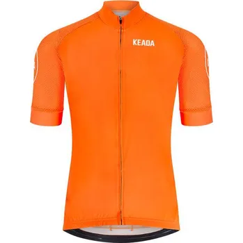 cyklistický dres KEADA SPORTS Pánský cyklistický dres Essential s krátkým rukávem S ORANŽOVÁ