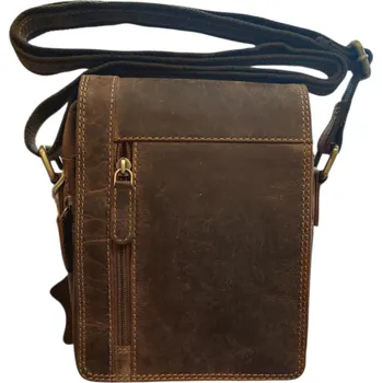 Pánské kožené crossbody 8018 Smool - hnědé