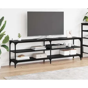 Televizní stolek vidaXL Televizní skříň Černý dub 160 x 30 x 50 cm [881290]