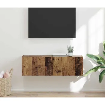 Obývací stěna vidaXL TV wall cabinet Staré dřevo 98 x 31 x 29,5 cm kompozitní dřevo [892245]