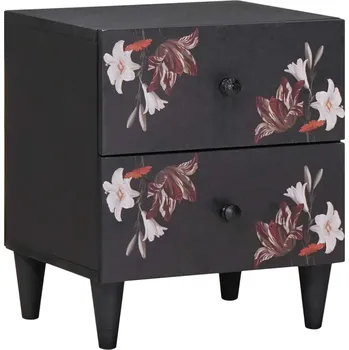 Noční stolek vidaXL Noční stolek Hnědá 40 x 33,5 x 46 cm Masivní mangové dřevo [4018698]